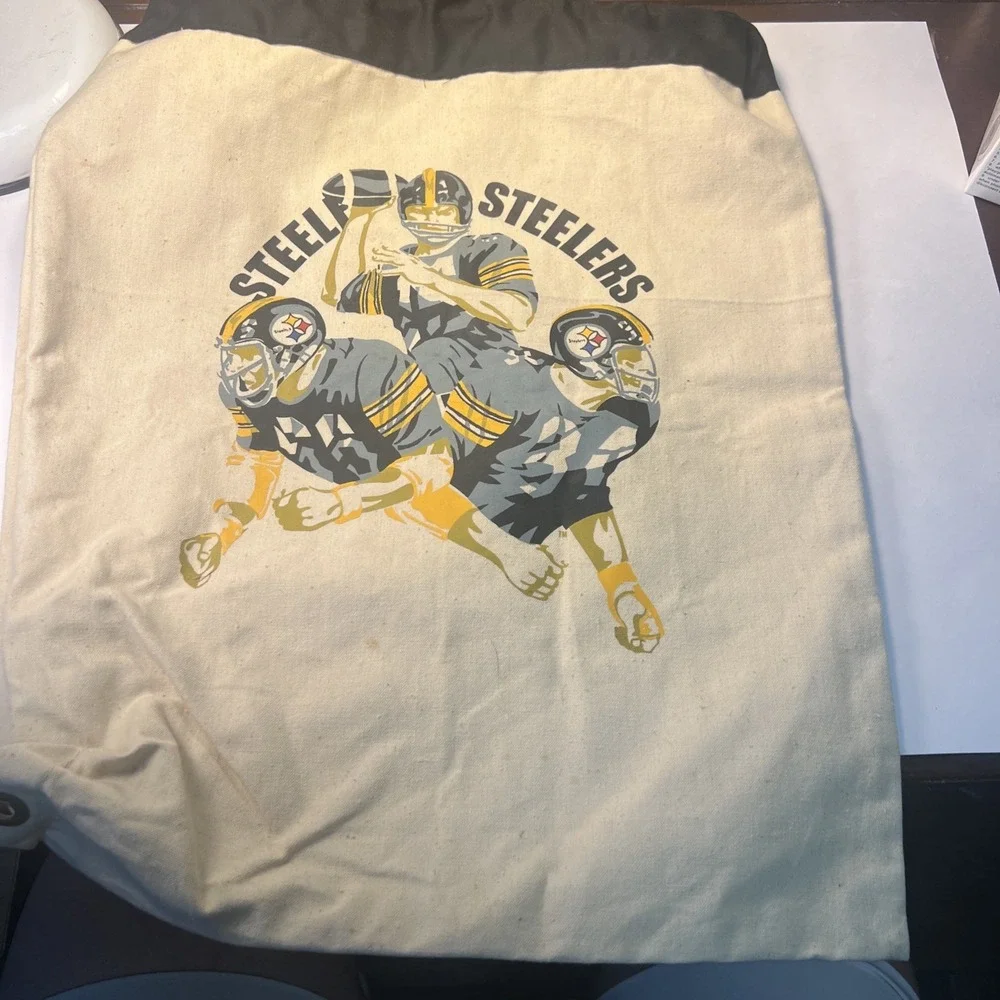 Pittsburgh Steelers Canvas Storage Bag with Player Design